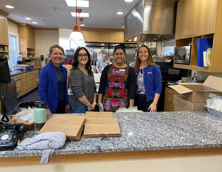 Volunteers at the Neighborhood House in Northeast Harbor